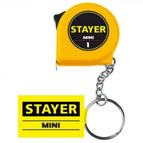 Рулетка-брелок STAYER Mini 1м/6мм 34140-1_z02