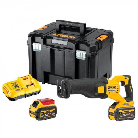 Аккумуляторная сабельная пила DeWALT DCS389X2-QW