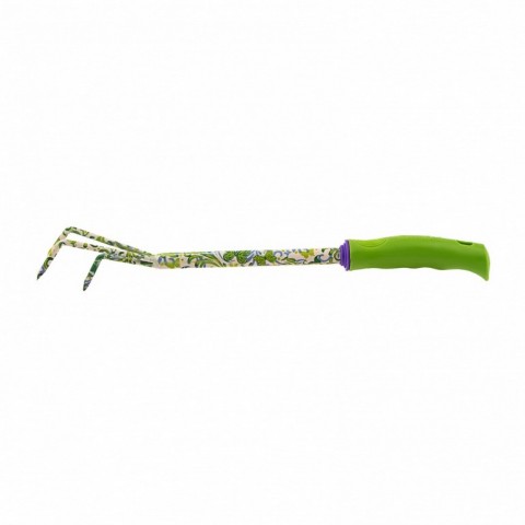 Рыхлитель 3 - зубый, 60 х 415 мм, стальной, пластиковая рукоятка, Flower Green, Palisad