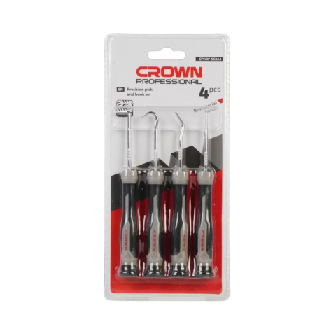Набор отмычек и крючков (4 шт.) CROWN CPHDP-SCXA4