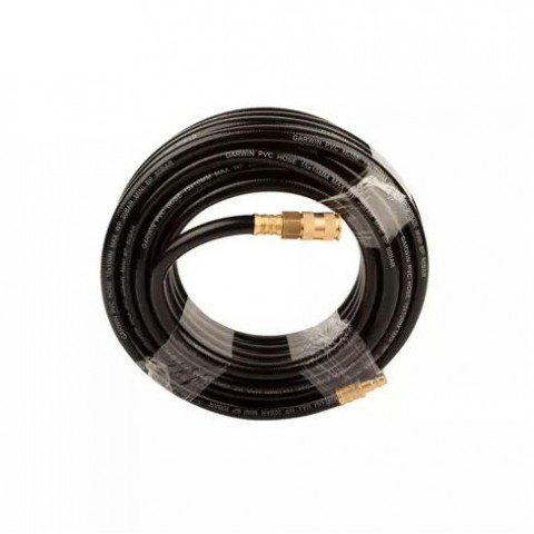 Шланг ПВХ (PVC) 10*15, 10 м, черный, БРС в комплекте