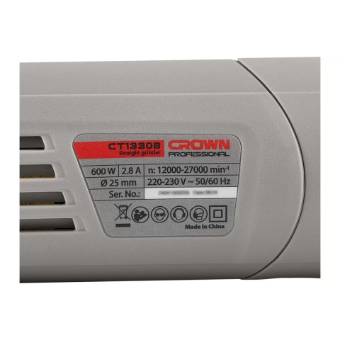 Прямая шлифовальная машина CROWN CT13308