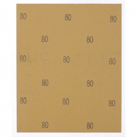 Шлифлист на бумажной основе, P 80, 230 х 280 мм, 10 шт, водостойкий Matrix