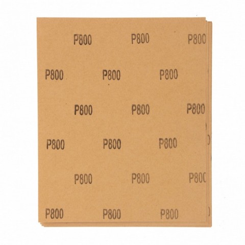Шлифлист на бумажной основе, P 800, 230 х 280 мм, 10 шт, водостойкий Matrix