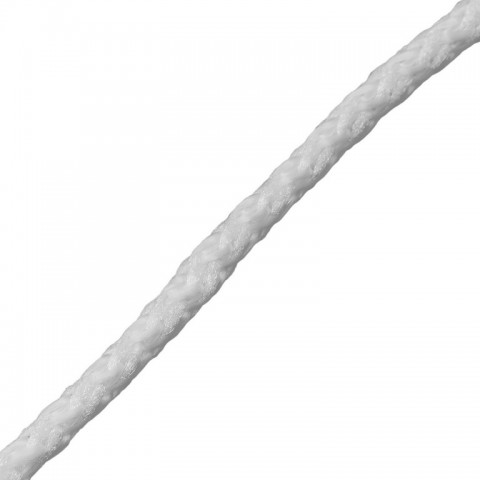 Шнур вязаный полипропиленовый с серд. белый, 5 мм, L 20 м , Россия Сибртех