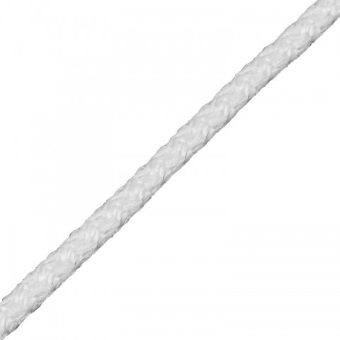 Шнур вязаный полипропиленовый с серд. белый, 7 мм, L 20 м, Россия Сибртех