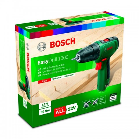 Аккумуляторная дрель-шуруповёрт Bosch EasyDrill 1200 Solo 06039D3005