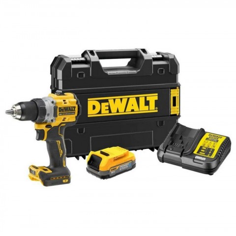 Дрель-шуруповерт бесщёточный аккумуляторный DeWALT DCD800E1T-QW