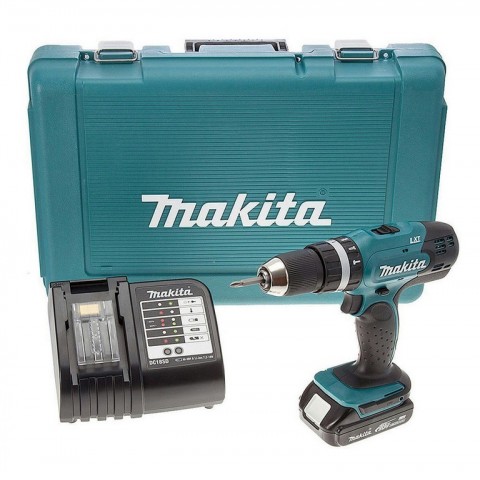 Аккумуляторная дрель-шуруповёрт Makita DHP453SYE (2 аккумулятора)