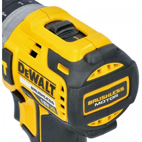 Бесщёточная аккумуляторная ударная дрель-шуруповёрт DeWALT DCD796NT