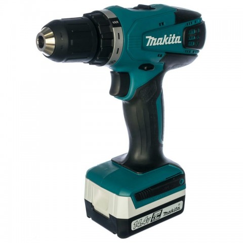 Аккумуляторная дрель-шуруповёрт Makita DF347DWLE + фонарь