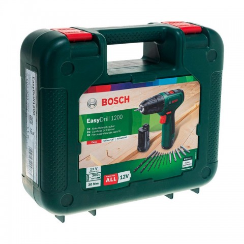 Аккумуляторная дрель-шуруповёрт Bosch EasyDrill 1200 (2 аккумулятора) 06039D3007