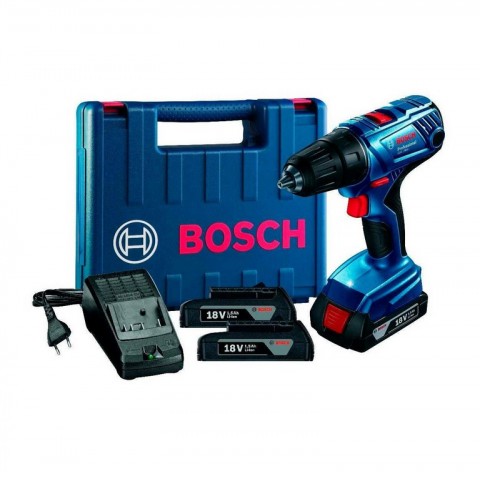 Аккумуляторная дрель-шуруповёрт Bosch GSR 180-LI Professional (2 аккумулятора) 06019F8109