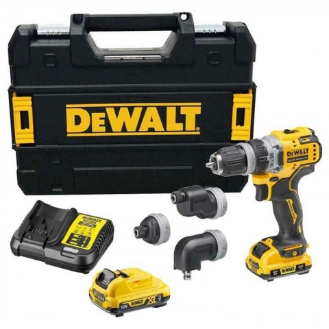 Аккумуляторная дрель-шуруповёрт DeWALT 12B DCD703L2T-QW