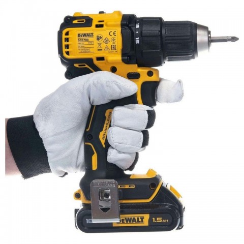 Дрель-шуруповерт бесщёточный аккумуляторный DeWALT DCD708P2T