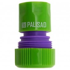Соединитель для шланга Palisad 3/4" быстросъемный пластмассовый 66160