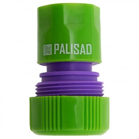 Соединитель для шланга Palisad 3/4" быстросъемный пластмассовый 66160