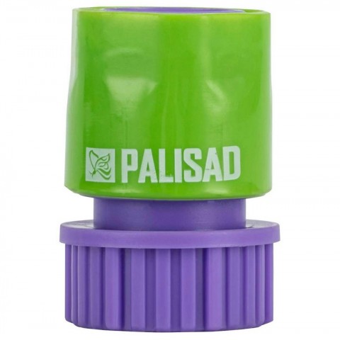 Соединитель быстросъемный пластмассовый Palisad аквастоп внутренняя резьба 3/4" 66170