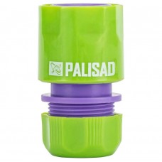 Соединитель быстросъемный для шланга Palisad 1/2" пластмассовый 66135