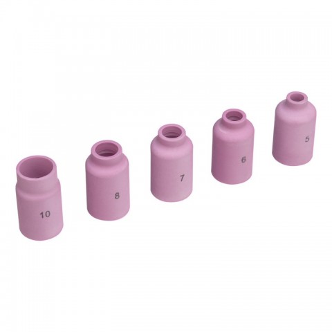 Набор керамических сопел для газовой линзы № 5, 6, 7, 8, 10 Denzel