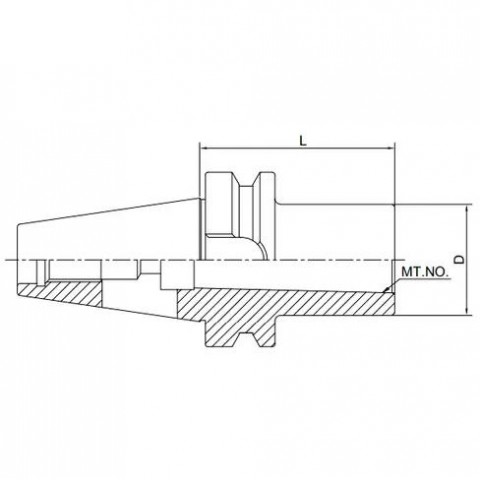 Втулка переходная КМ3 для сверл, BT 50-3-150, DIN 6383