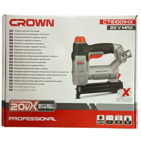 Гвоздезабивной пистолет CROWN аккумуляторный CT61001HX