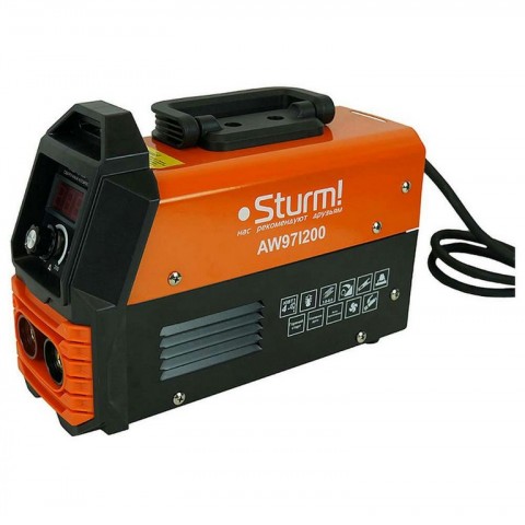 Сварочный инвертор Sturm! HotStart/AntiStick/ArcForce 200А 170-250В ПВ 60% AW97I200