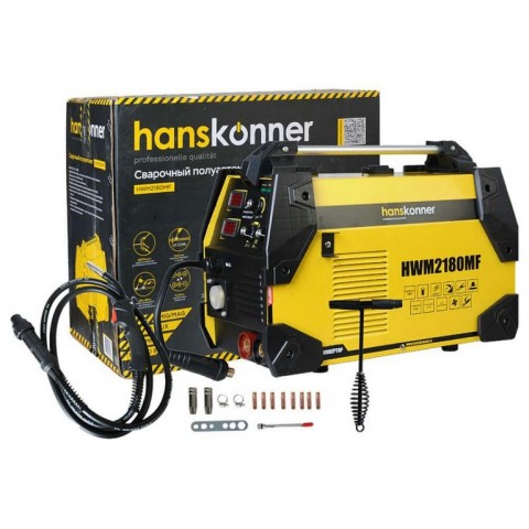 Сварочный полуавтомат Hanskonner MIG/MAG 20-180А HWM2180MF