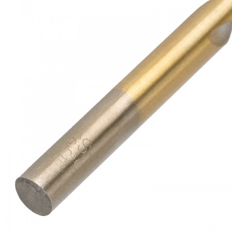Набор нитридтитан. сверл по металлу, 1.5-6.5 мм (через 0.5 мм+3.2мм 4.8 мм), НSS, 13 шт Matrix