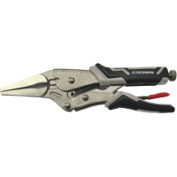 Клещи зажимные с фиксирующим захватом длинный нос CROWN CPHPL-GLCH6