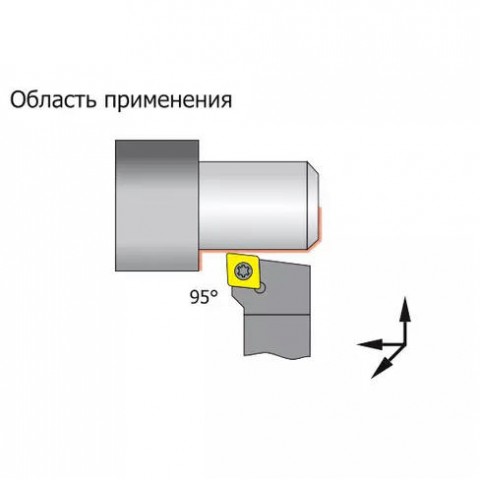 Державка токарная SCLCR2525M12