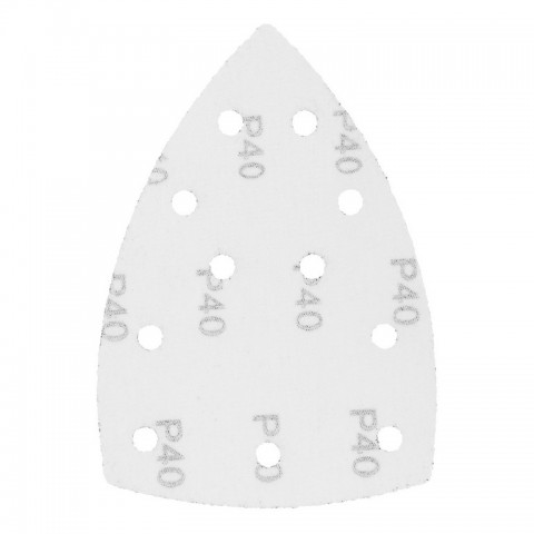 Треугольник абразивный на ворc. подложке под "липучку", перф., P 40, 150х150х100 мм, 5 шт. Denzel