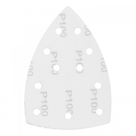 Треугольник абразивный на ворc. подложке под "липучку", перф., P 100, 150х150х100 мм, 5 шт. Denzel