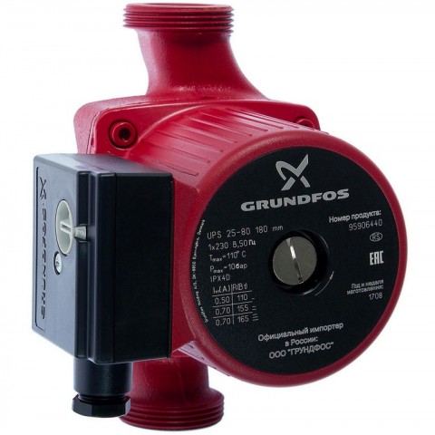 Насос циркуляционный Grundfos UPS 25-80 180 95906440