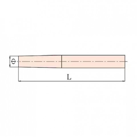 Выколотка коническая искробезопасная 26х250 мм