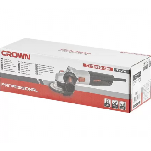 Углошлифовальная машина CROWN CT13499-125