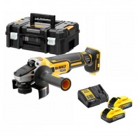 Аккумуляторная угловая шлифмашина DeWALT DCG405H2T-QW