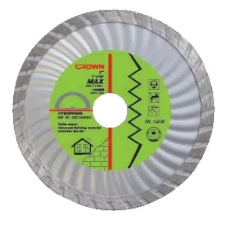 Диск отрезной алмазный универсальный D125x22,2мм CROWN CTDDP0007