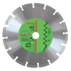 Диск отрезной алмазный универсальный D125x22.2мм CROWN CTDDP0002