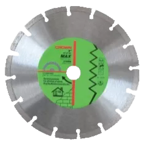 Диск отрезной алмазный универсальный D125x22.2мм CROWN CTDDP0002