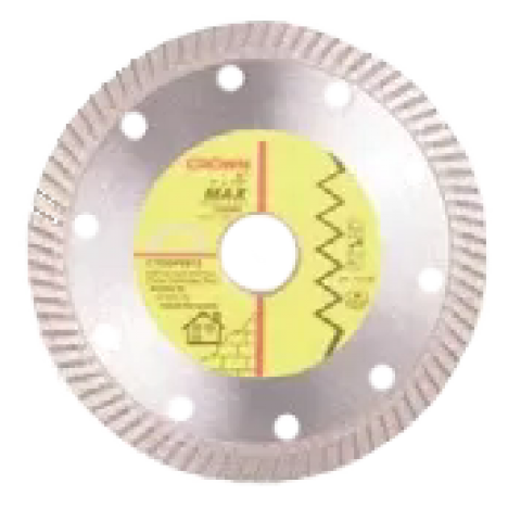 Диск отрезной алмазный универсальный D125x22,2мм CROWN CTDDP0015
