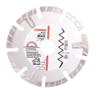 Диск отрезной алмазный сегментный D180x22.2мм CROWN CTDDP0052