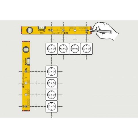 Уровень STABILA тип "70 Electric" для электрика 43см 16135
