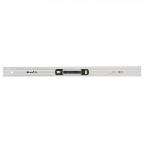 Линейка-уровень MATRIX MASTER металлическая пластмассовая ручка 2 глазка 800мм 30575