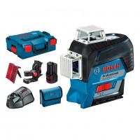 Лазерный линейный нивелир Bosch GLL 3-80 C Professional + держатель BM 1 + кейс L-boxx 0601063R02