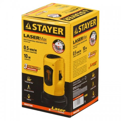 Построитель плоскостей лазерный STAYER "MASTER" LASERMax 34960