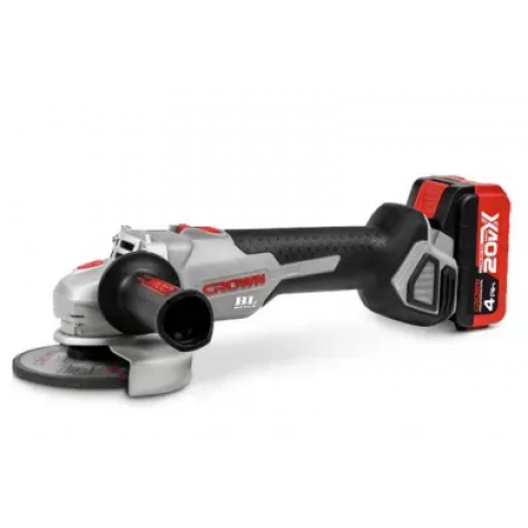 Машина шлифовальная угловая аккумуляторная CROWN CT23001-115HX-4 BMC