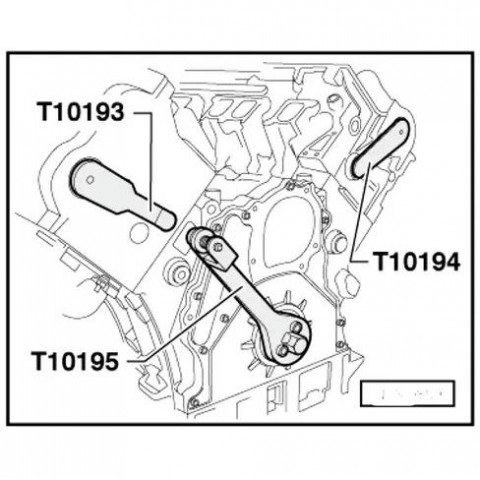 Набор для установки ГРМ VAG 2.5 и 4.9 TDI