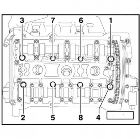 Головка с вставкой T52, VAG, 140 мм